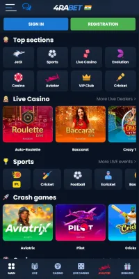 4rabet Aviator App Screenshot 2